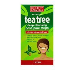 Beauty Formulas Tea Tree Nose Pore Strips 6 pcs