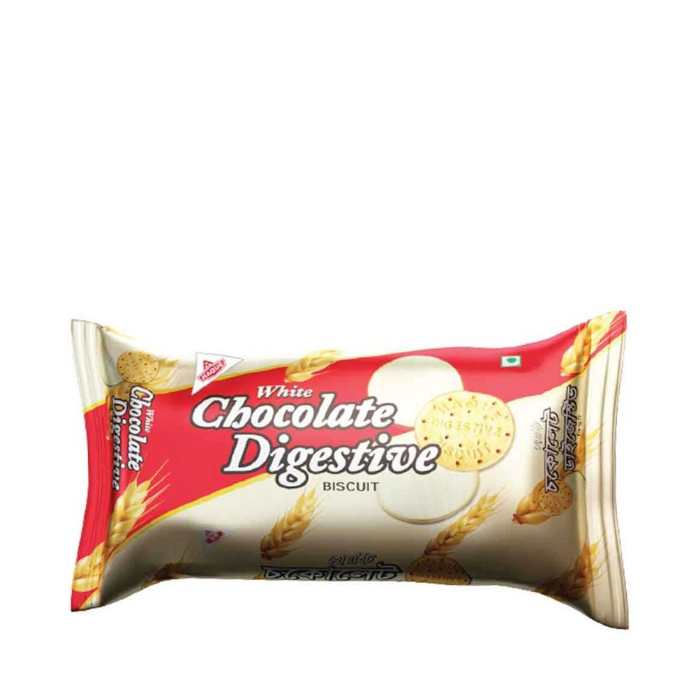 Haque White Chocolate Digestive Biscuit 125gm