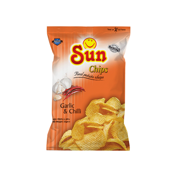 Sun Chips Garlic & Chilli 80gm