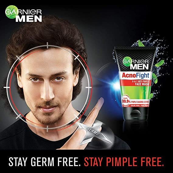 Garnier Men Acno Fight Anti-Pimple Facewash 100gm