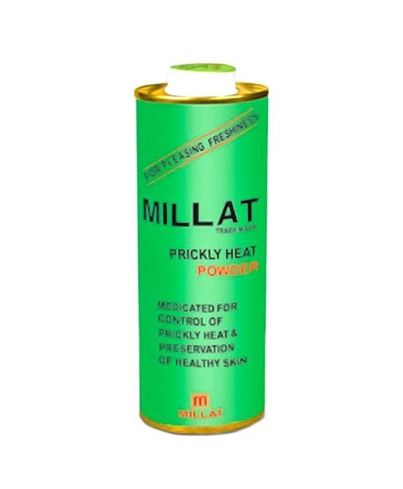 Millat Prickly Heat Powder, 150 gm Tin