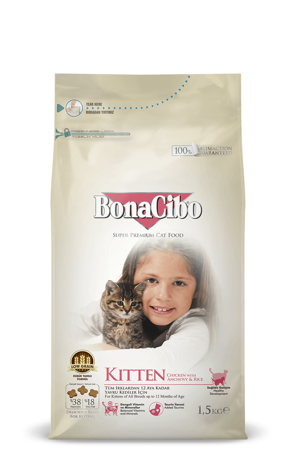 Bonacibo Kitten Cat Food 1.5kg