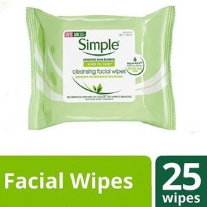 Simple Facial Wipes 25pcs Pack