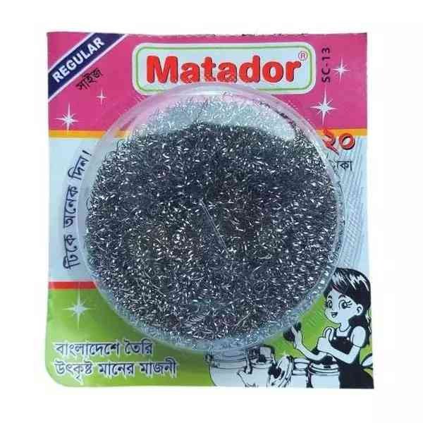 Matador Stainless Steel Scrubber 12pcs