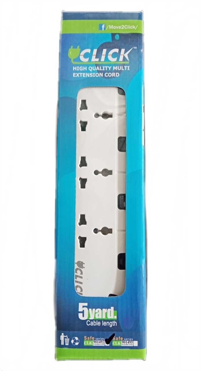 RFL Click 4 Socket Multiplug (2 Pin) each