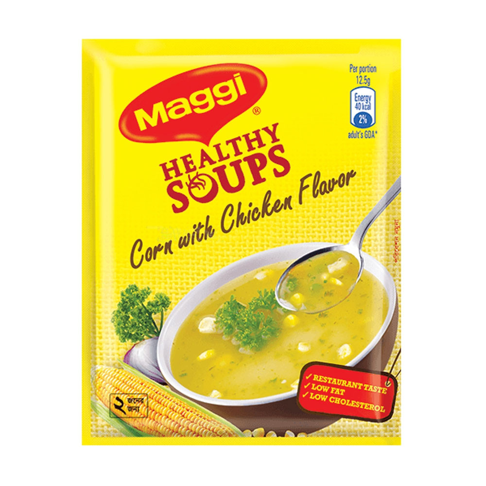 Nestle Maggi Healthy Soup, Corn & Chicken - 25gm