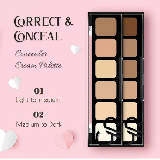 Golden Rose CORRECT & CONCEAL Concealer Cream Palette (Item Code : 10150004)