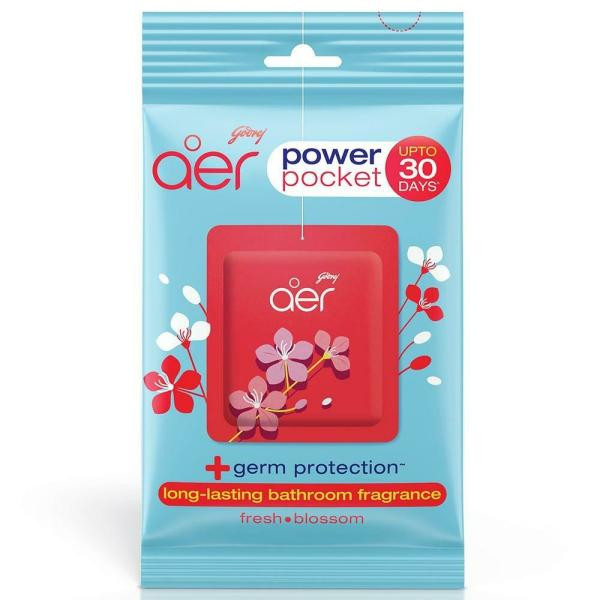 Godrej Aer Power Pocket Fresh Blossom Bathroom Fragrance