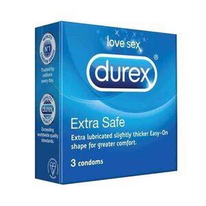 G5 Durex Extra Safe Love Sex (56 mm) Condoms 3 pcs